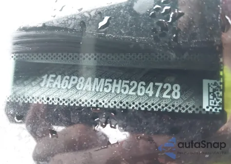 2017 Ford Mustang V6 из США, поврежденный, VIN 1FA6P8AM5H5264728